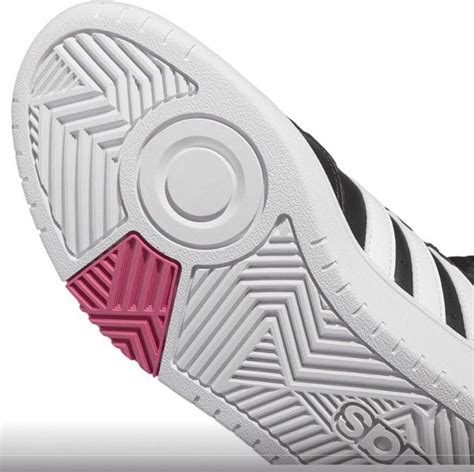 adidas hoops sneakers hoog zwart wit dames|adidas hoops 3.0.